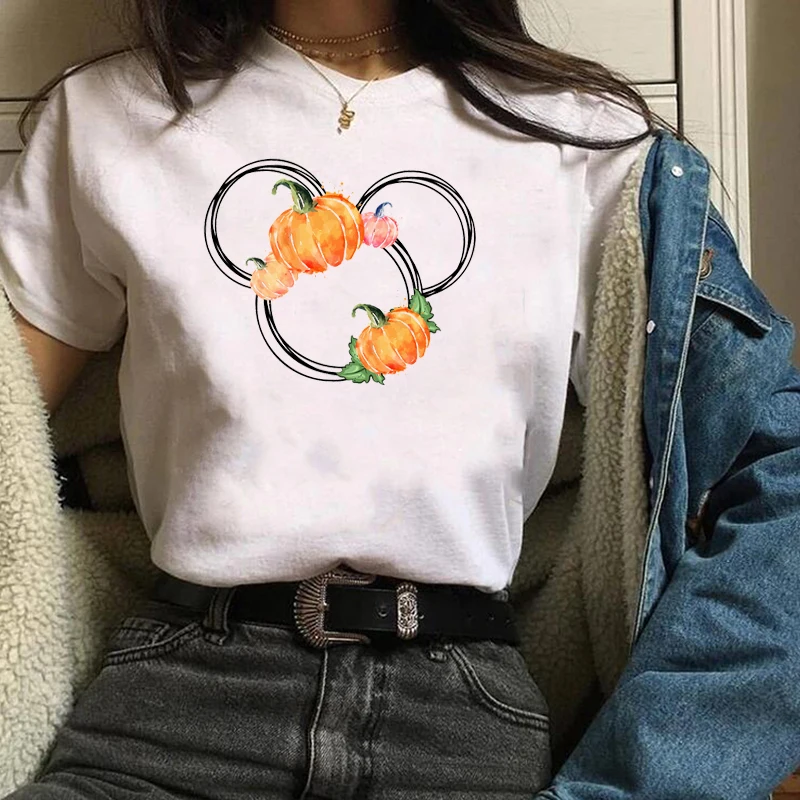 Женский s Meet Me At Pumpkin Patch Truck Печатный Хэллоуин День благодарения Осенняя Футболка женская графическая футболка Женская топы - Цвет: bvr20082