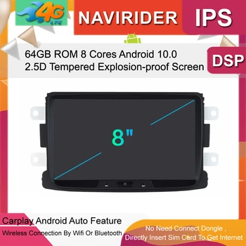 

Android 10 Head Unit For Renault Duster Dacia Sandero Captur Lada Xray Logan Car Audio Stereo Radio GPS Multimedia Navigation