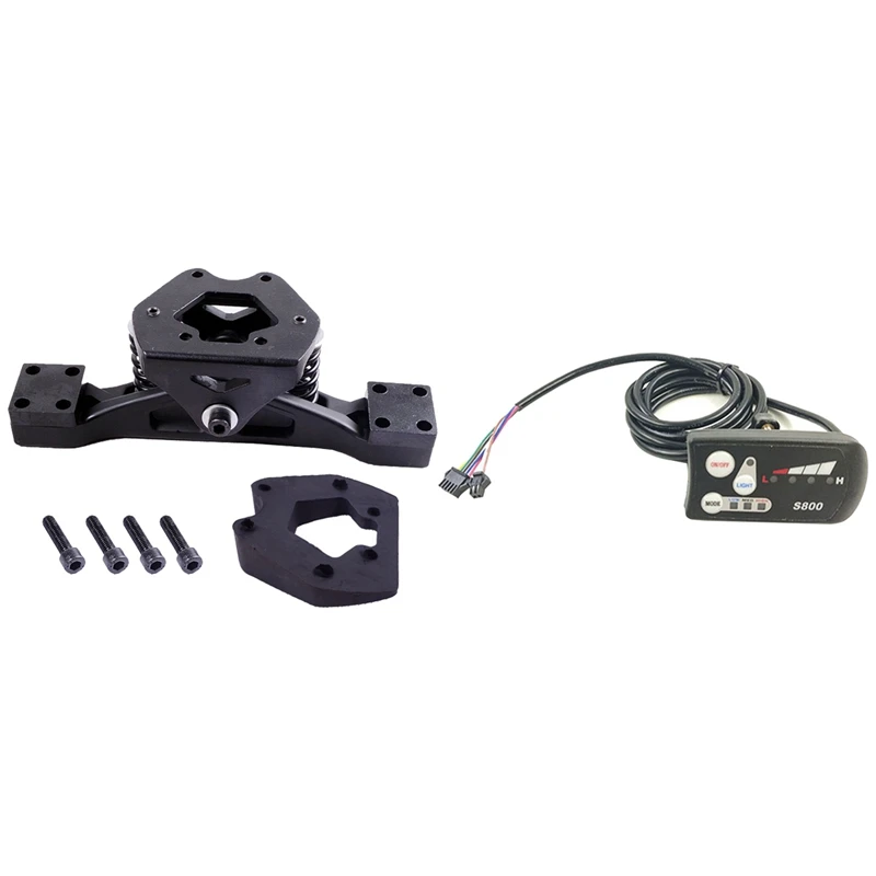 

1Pcs Electric Bicycle Led S800 Display 36V 48V & 1Pcs Skateboard Truck For Single Shaft Hub Motor Wheel