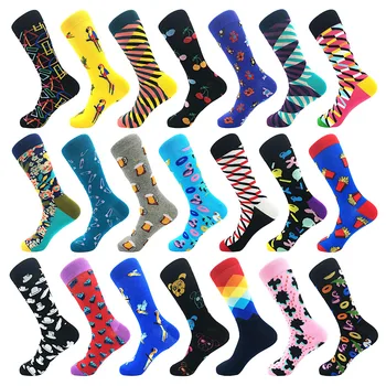 

Funny Cute Fashion Socks Womens Men Colour Crew Cotton Short With Print Casual Harajuku Designer Art Female Happy Socks Summer
