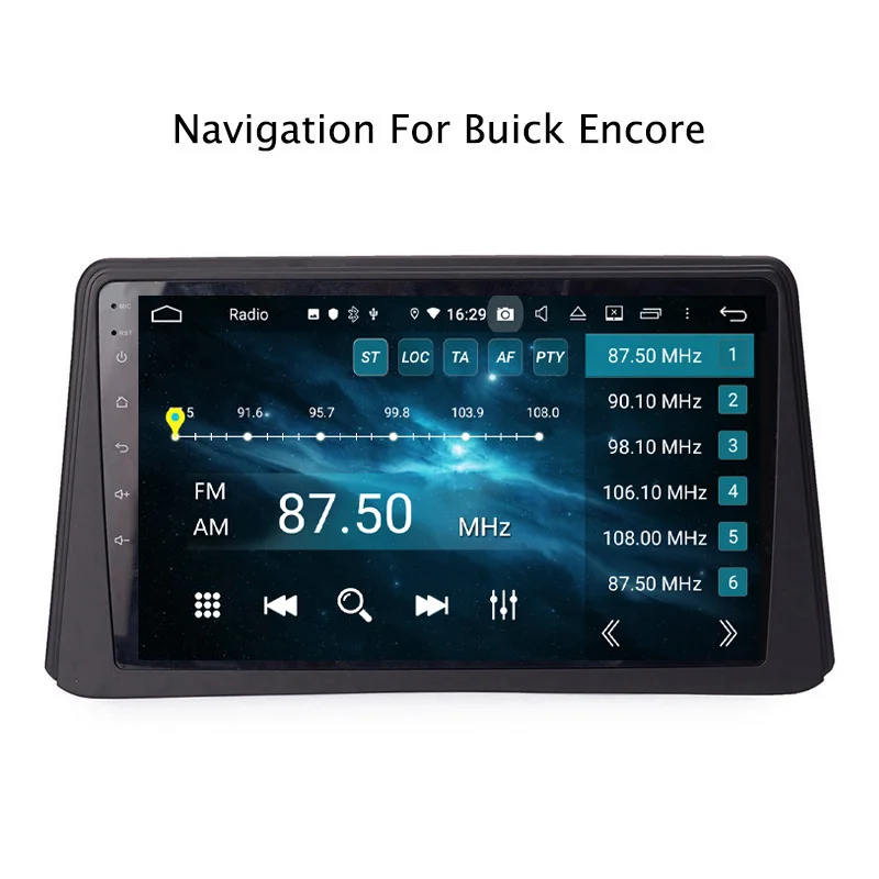 Cheap 9" Android Octa Core 4G RAM 32G ROM Car Radio Multimedia Player Navigation GPS For Buick Encore 2013 Touch Screen 5