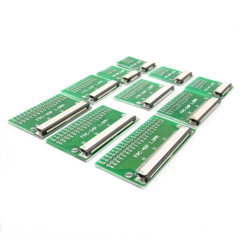 FPC/FFC flat cable transfer plate directly inserted 0.5MM 1MM spacing wire connector terminals wire connector electrical connectors electrical connector cable connector 6P/8P/10P/20P/30P/40P/60P