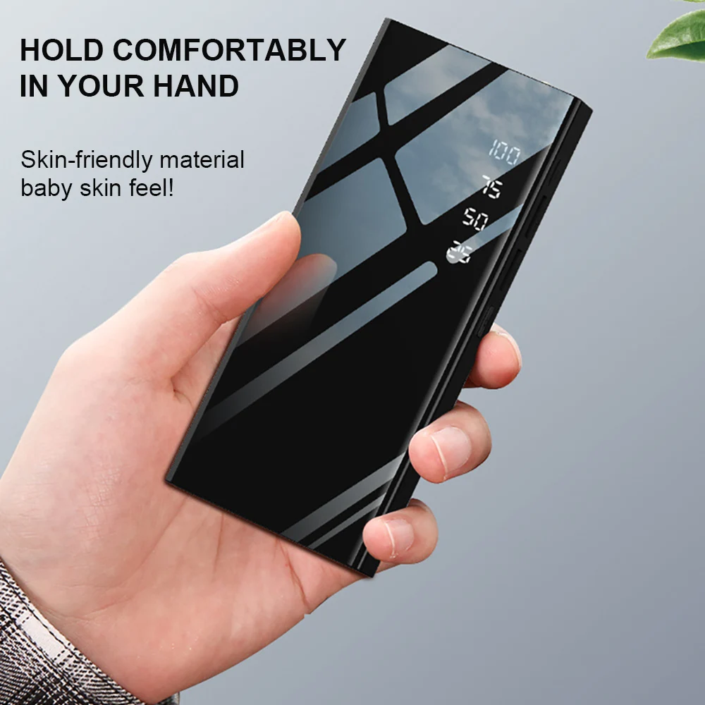 PINZHENG Power Bank 10000mAh LED Portable Charging PowerBank Fast charger Portable External Battery Charger For iPhone Xiaomi PINZHENG Power Bank 10000mAh LED Portable Charging PowerBank Fast charger Portable External Battery Charger For iPhone Xiaomi