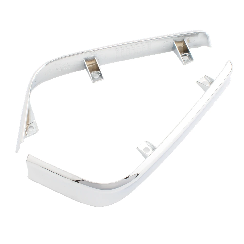 1 Pair Trunk Lower Saddlebag Side Fairings Bent Trims Cover For Honda Goldwing GL1800 2001-2011 ABS Chrome motorcycle accessories motorcycle fairing