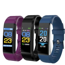 ID115 PLUS цветной экран умный спортивный браслет шагомер часы фитнес бег трекер ходьбы сердечного ритма шагомер смарт-браслет