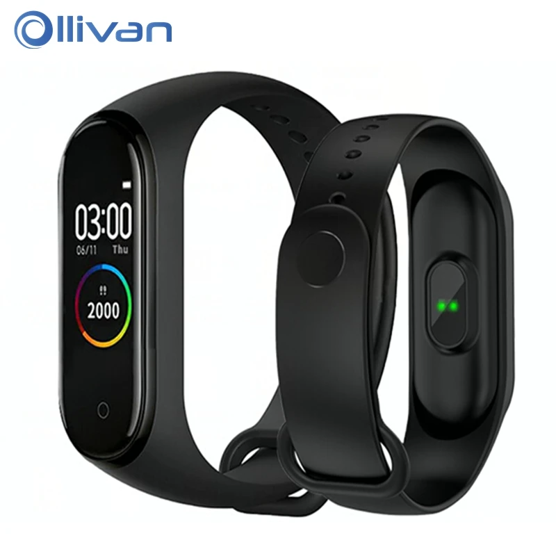 

Smart Wristband Bluetooth Bracelet M4 Activity Tracker Smart Band 4 Heart Rate Fitness Tracker Smart Watch for Men Women Phone
