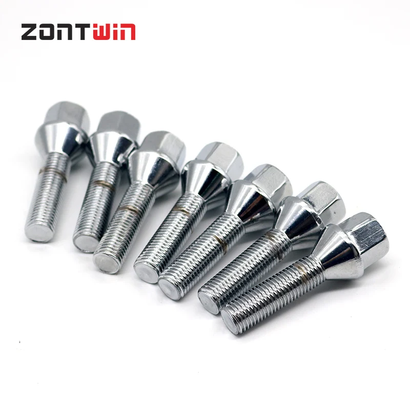 Car Alloy Wheel Nut Bolts Screw 5pcs for BMW Benz VW Golf 5/6/7 CC