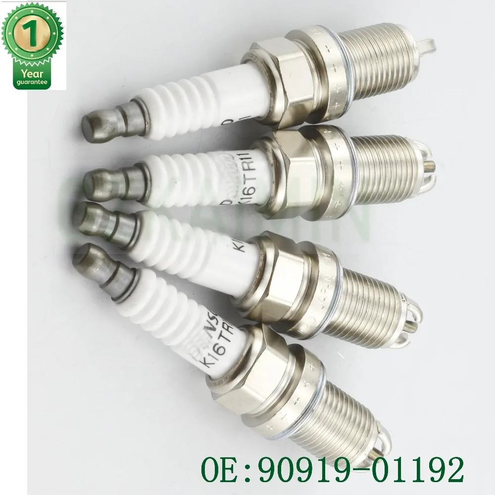 4x Новая Свеча зажигания OEM 90919-01192 K16TR11 для Toyota 96-02 Tacoma Tundra 00-06 3,4