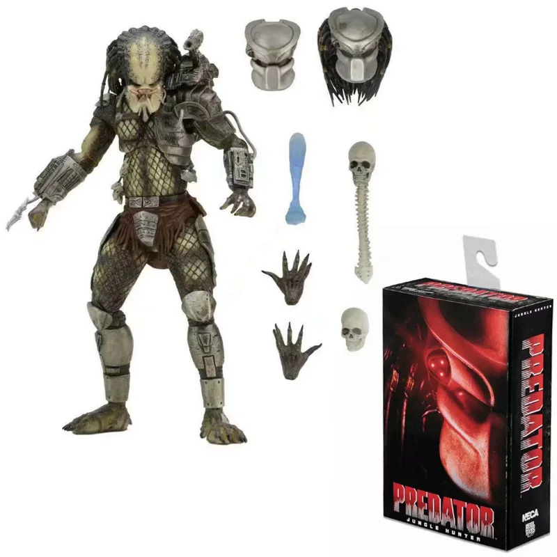 

20cm Neca Ultimate P1 Jungle Hunter Jungle Demon Concrete Clan Leader Pvc Action Figure Collectible Model Toys