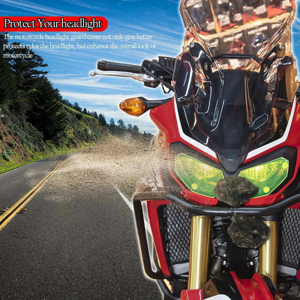 CRF1000L Защитная крышка для передней фары мотоцикла защита 2016 2019 Africa Twin Honda CRF 1000L 2017