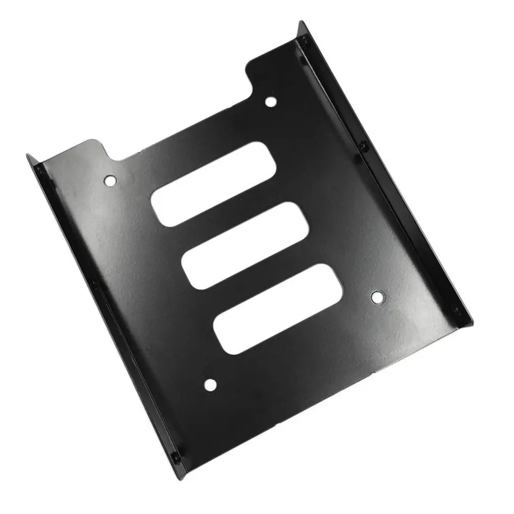 

Hot Newest Professional 2.5 Inch To 3.5 Inch SSD HDD Metal Adapter Rack Hard Drive SSD Mounting Bracket Holder For PC Black