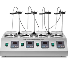 HJ-4A digital multi-head heating stirrer quadruple constant temperature magnetic stirrer experimental