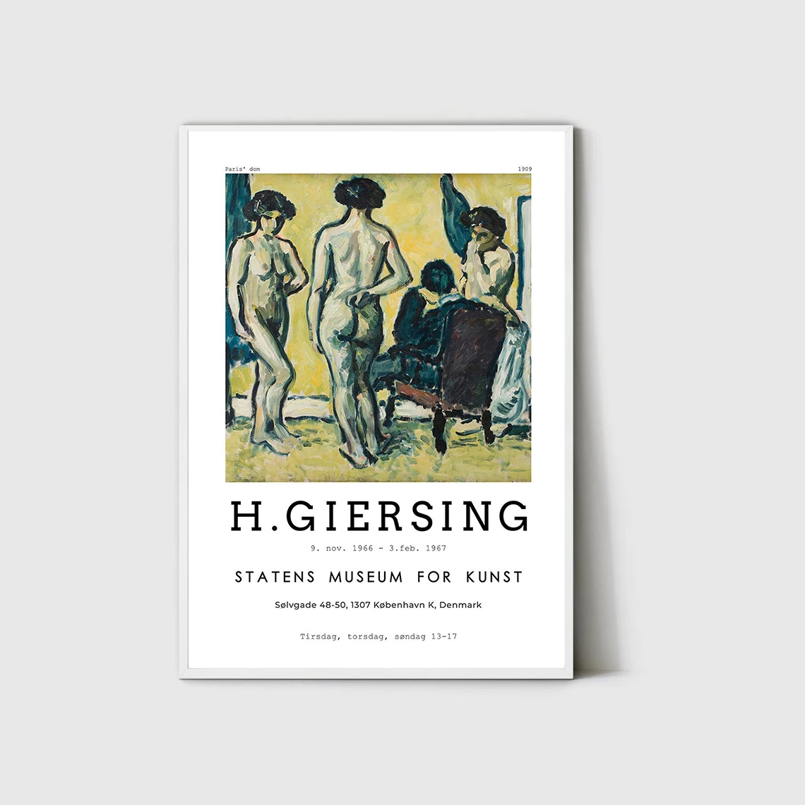Harald Giersing Decor giersing print датский художник Датский дизайн скандинавский декор