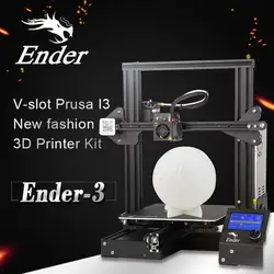 CREALITY 3D Ender-3 3d принтер магнитная сборка пластина возврат сбоя питания печать означает хорошо источник питания DIY приборы тихий