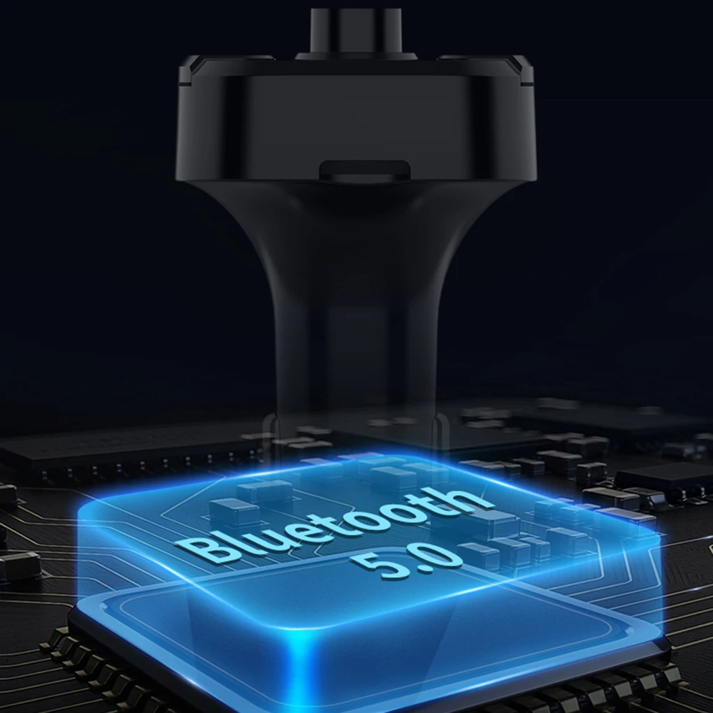 Автомобильный fm-передатчик с ЖК-дисплеем и mp3-плеером, беспроводной Bluetooth приемник, автомобильный комплект, быстрая зарядка через usb,, USB зарядное устройство