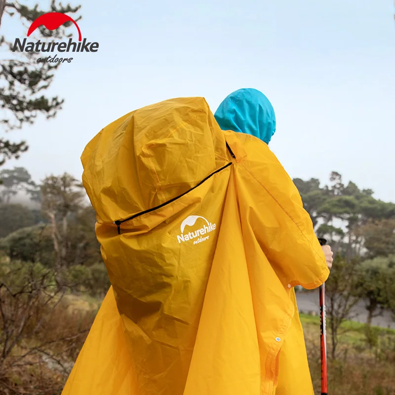 Naturehike 3 в 1 Многофункциональный водонепроницаемый дождевик для взрослых для мужчин и женщин дождевик пончо для пешего туризма альпинизма
