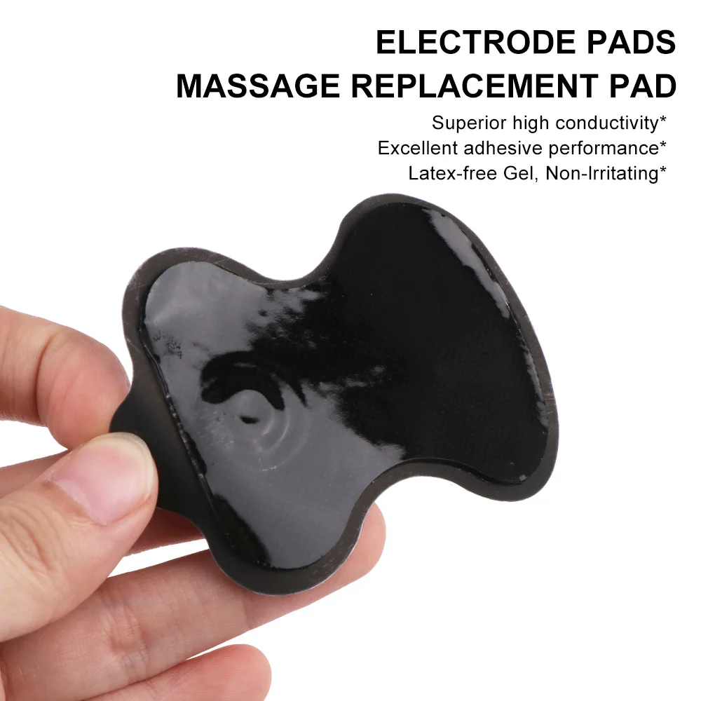 10PCS/Lot Healthy Pad Electrodos Electrode Massage Pads Cable for Digital Tens Acupuncture Device Body Massager Therapy Machine