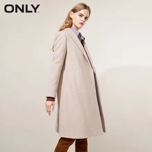 ONLY Осень Зима Новое Женское шерстяноедвубортное шерстяное пальто женское | 118427502
