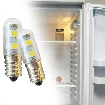 

Mini E14 LED Refrigerator Lights SMD5050 1W Warm White Microwave Ovens Range Hood Night Table Sewing Machine Lamp