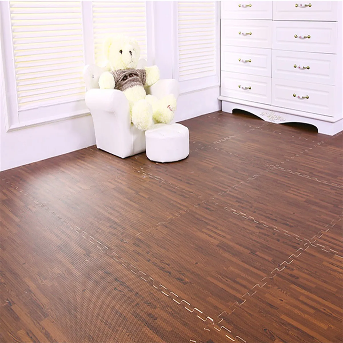 

9Pcs/Lot 30x30cm EVA Kids Carpet Foam Puzzle Mat Interlocking Exercise Protective Tile Flooring Gym Floor Mat Rug Children Play