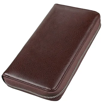 

1pc Simple Purse Multi-card Zipper Pocket Wallet Card Organizer Storage Bag