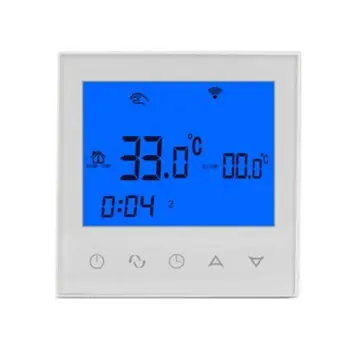 

HY03WE-2 WiFI Intelligent Room Thermostat Electric Heating System Temperature Controller Regulator App Controllable Thermostat