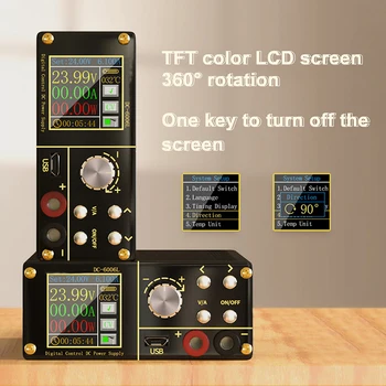 

PD80W DC CNC Adjustable Power Supply Programmable Regulated Power Supply 60V LCD Screen Programmable Power Supply
