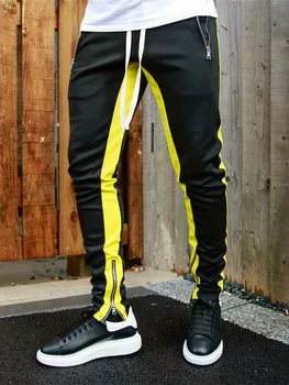 

Muscle fitness sport pants European and american new style Summer casual sweatpants Male Bodybuilding running training trousers