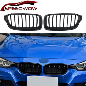 

SPEEDWOW Gloss Black Car Front Kidney Grilles For BMW 3 Series F30 F35 2013-2019 Auto Racing Grills Exterior Parts