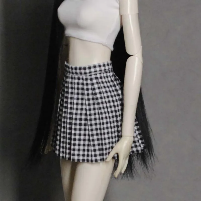 BJD Doll Accessories doll accessories doll clothes accessories doll clothes plush doll accessories Clothes for Dolls Dress JK Skirt White vest Clothes Suit Suitable for 1/3 1/4 Dolls Adollya