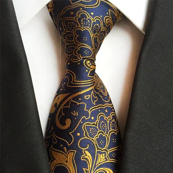 

Neck Tie 2019 Paisley Polyester Jacquard Men's Business Wedding Classic Trendy Suit Necktie Luxury High Quality Top Grade Gifts