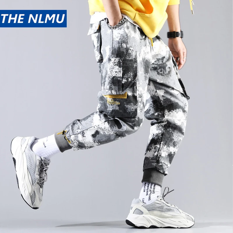 

Mens 2019 Camouflage Pencil Pants Cargo Jogger Pant Men Pocket Hip Hop Sweatpants Streetwear Tactics Ankle-length Pant HZ183