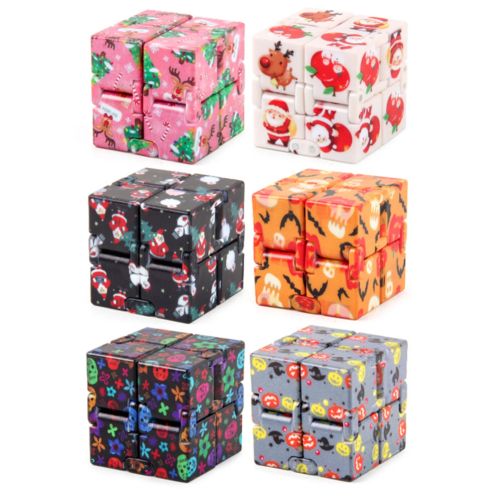 Creative Infinite Cube Anti-stress Fidget Toys Infinity Cube Magic Office Flip Cubic Puzzle Stop Stress Reliever Autism Toy
