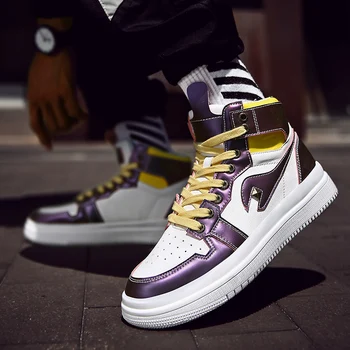 

High Top Men's Casaul Shoes Light Breathable Brand Fashion Men Shoes Outdoor Non-slip Men Sneakers Zapatos Hombre Walking Shoes