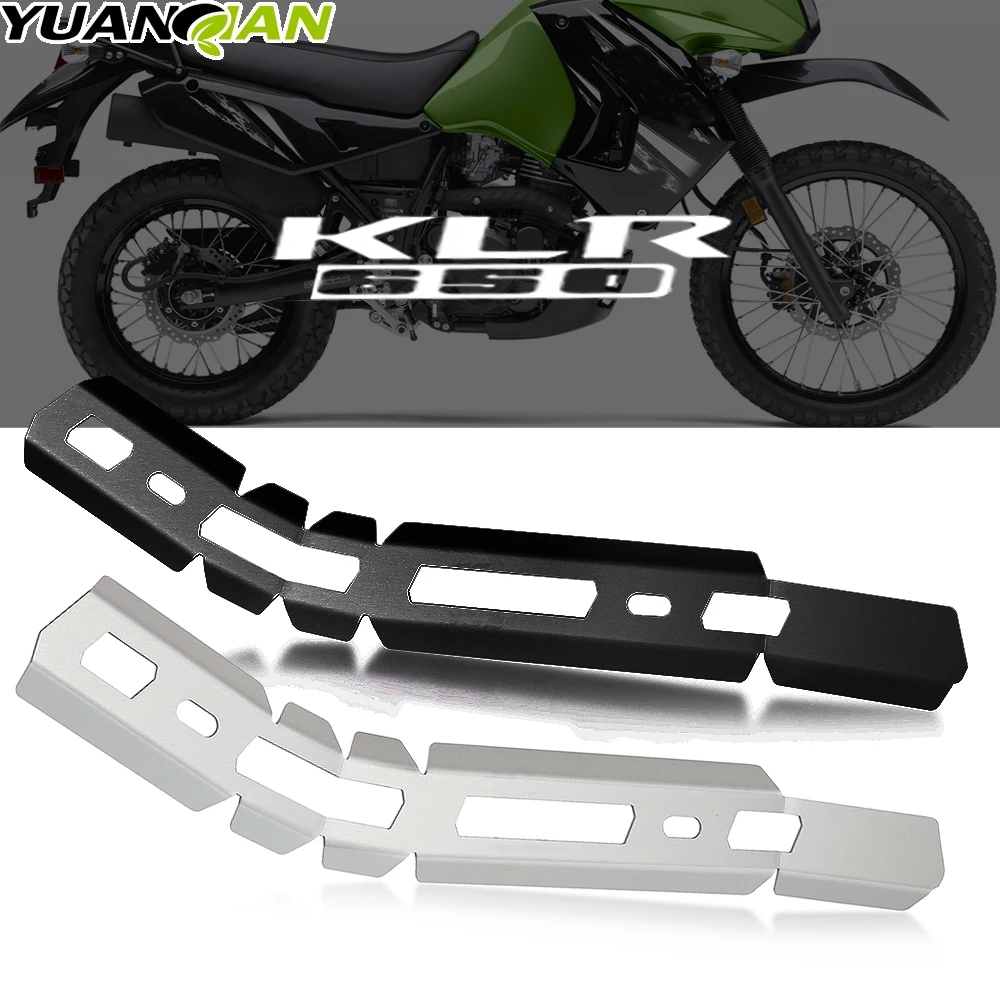 Motorcycle KLR650 Exhaust Heat Shield Muffler Pipe Heat Shield Guards Cover  Heel Guard Protection For KAWASAKI KLR 650 2008-2021 - AliExpress