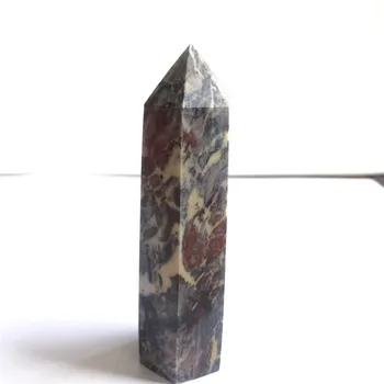 

Natural Stones Crystal Point Wand Tiger JadeQuartz Healing Stone Energy Ore Mineral Crafts Home Decoration 1PC