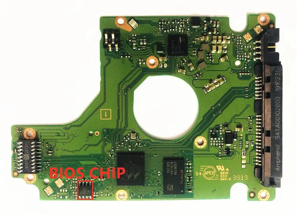 Placa de Circuito de Disco Rígido Digital Ocidental Placa Pcb Decrypt Suporte Pc3000 2060800066004 Rev p1 800066304 Desbloqueio - Imagem 2