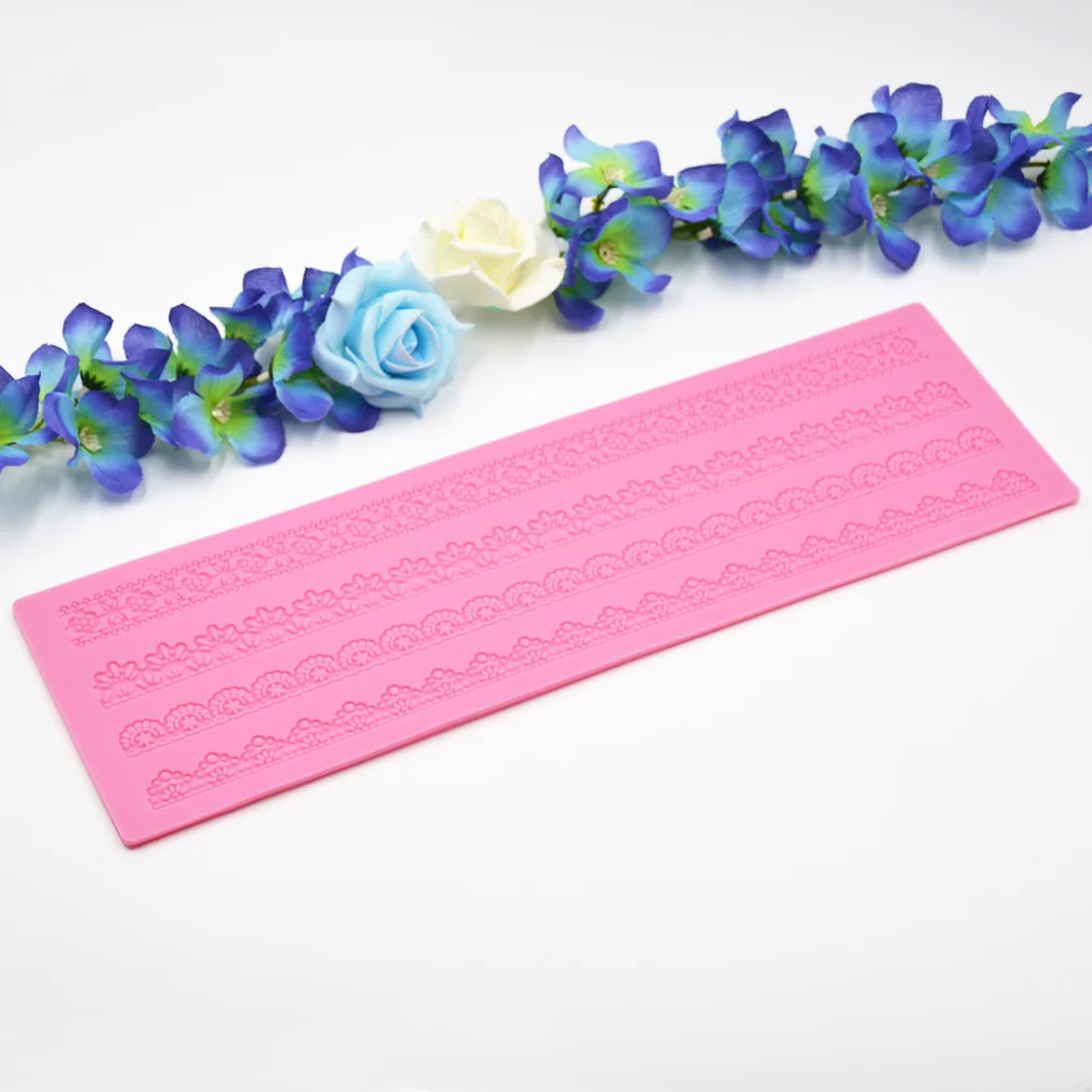

Multiple Patterns Lace Mat Silicone Mold Fondant Cake Decorating Tool Birthday Wedding Decoration Chocolate Biscuit Decoration