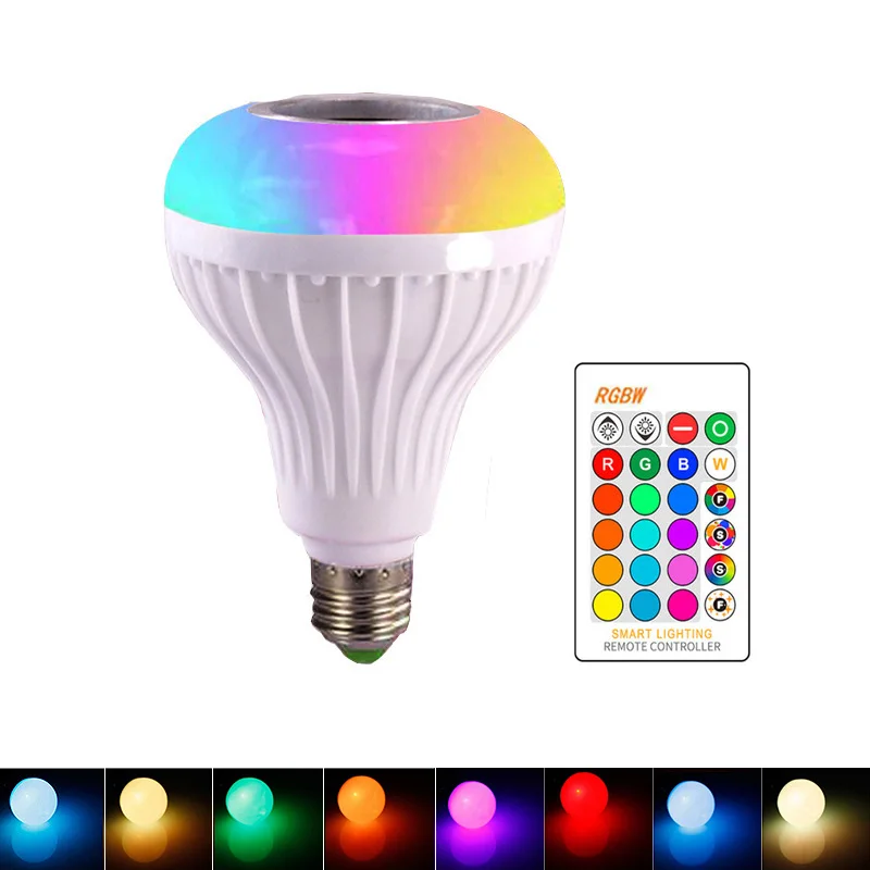 E27 E14 Светодиодный светильник RGB 110 В 220 3 Вт 5 10 15 RGBW RGBWW с регулируемой яркостью