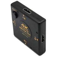 Aliexpress - 4K HDMI Switch Box Selector 3 In 1 Out kvm Audio Extractor Hub Splitter Switcher-SCLL
