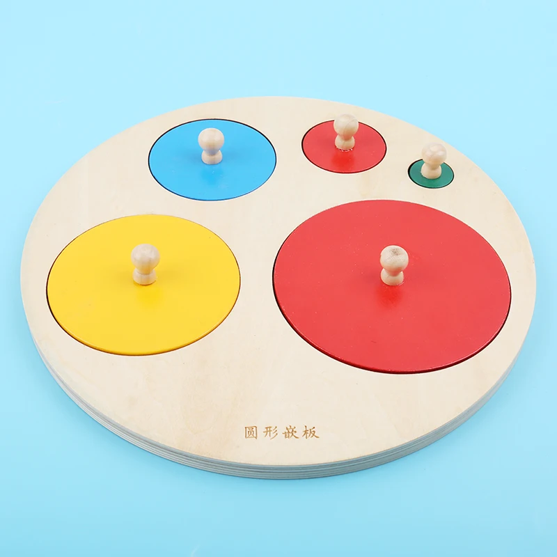 Placa de Quebra-cabeça Geométrica de Madeira Brinquedos da Criança Brinquedos de Madeira para o Presente das Crianças Quebra-cabeças Montessori Crianças Educacional Jigsaw Empilhador 7 Quebra-cab.