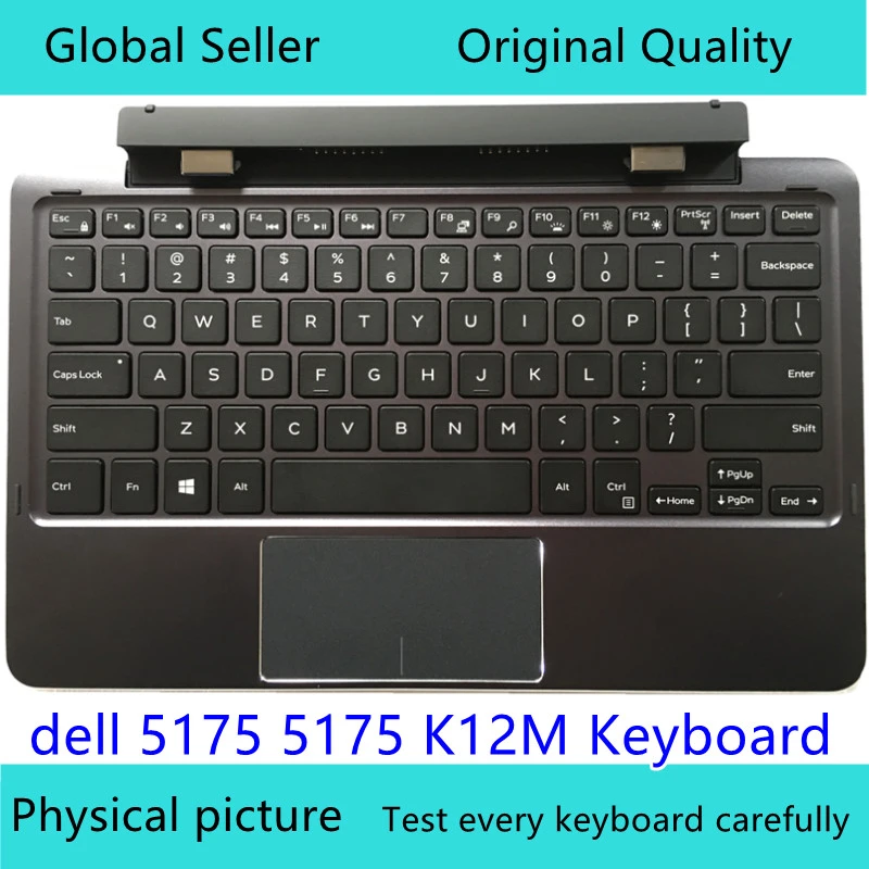 Original 100% New Keyboard With Pen Battery Docking Station For Dell  Latitude 11 5175 5179 K12m T54kn Laptop Bottom Cover Base - Tablet Keyboard  - AliExpress