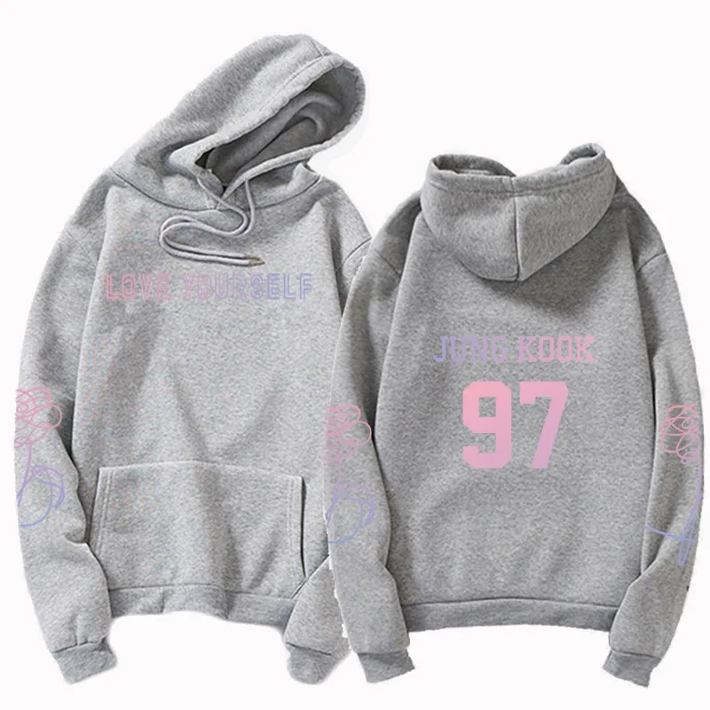 hoody 7 Толстовка с капюшоном rm94 suga93 jungkook97, толстовка в стиле «bangtan», Женская Толстовка harajuku kpop bangtan - Цвет: hoody 7