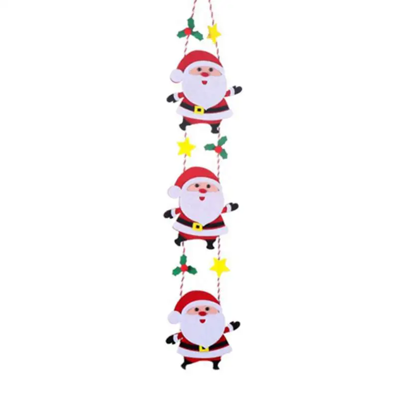 Окно камин кулон подвесные рождественские украшения Санта Клаус подвесная Елочная игрушка украшения