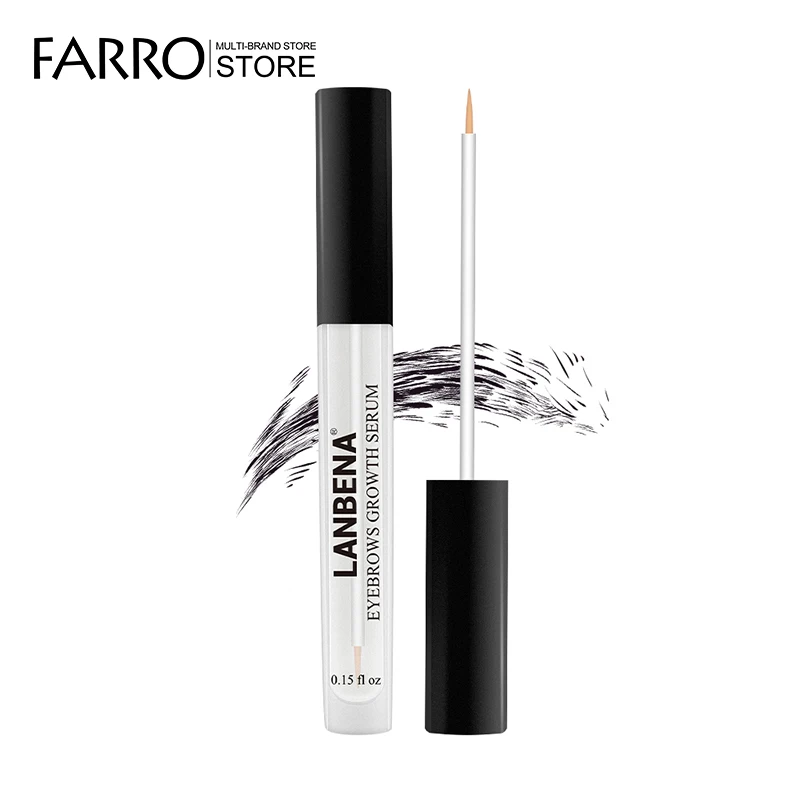 

LANBENA eyebrow Growth Serum Longer Fuller Thicker Enhancer Eyelash Fast Powerful for Make Up Beauty !