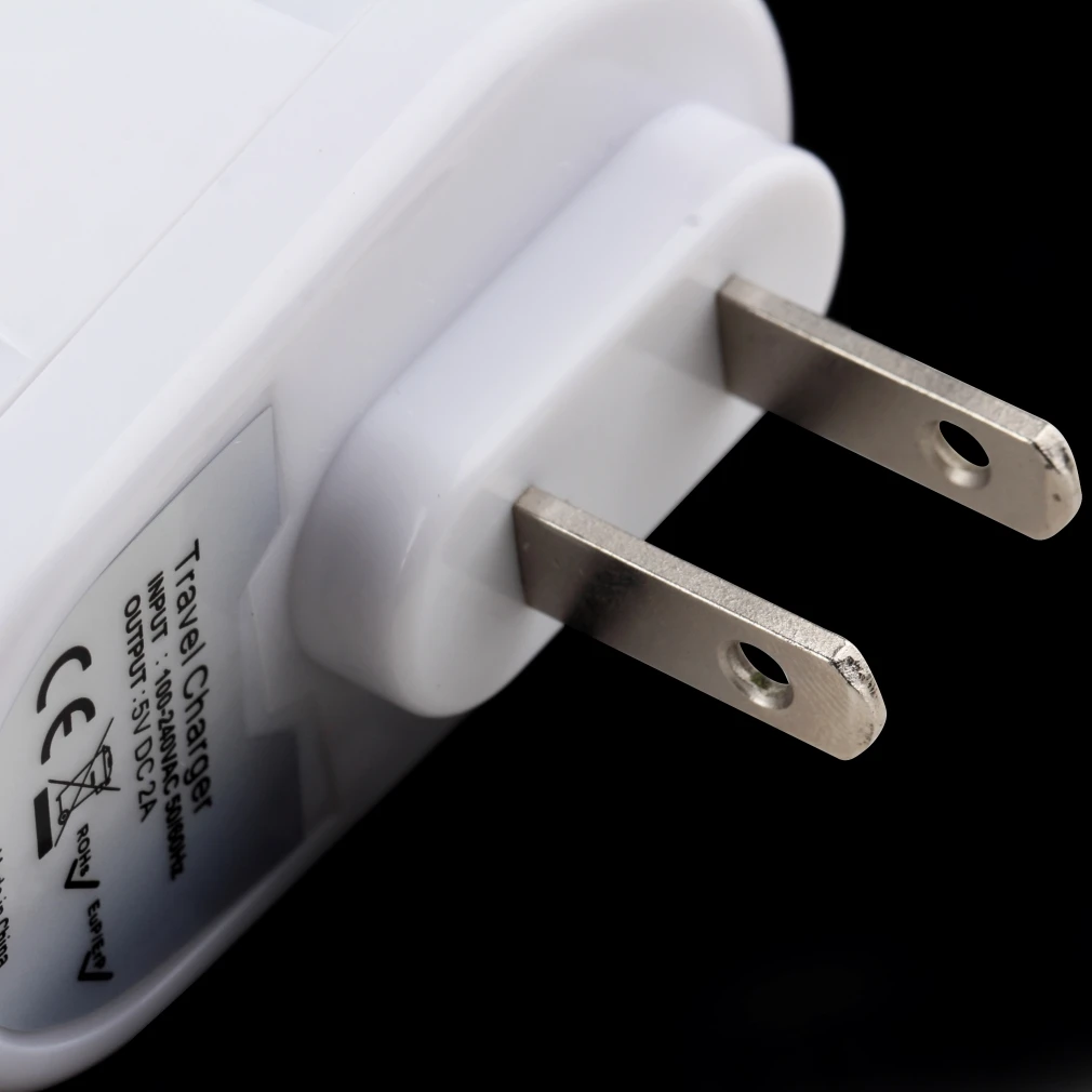 2 USB порта США/ЕС штепсельная вилка 5V 2.1A адаптер зарядного устройства для Samsung Galaxy