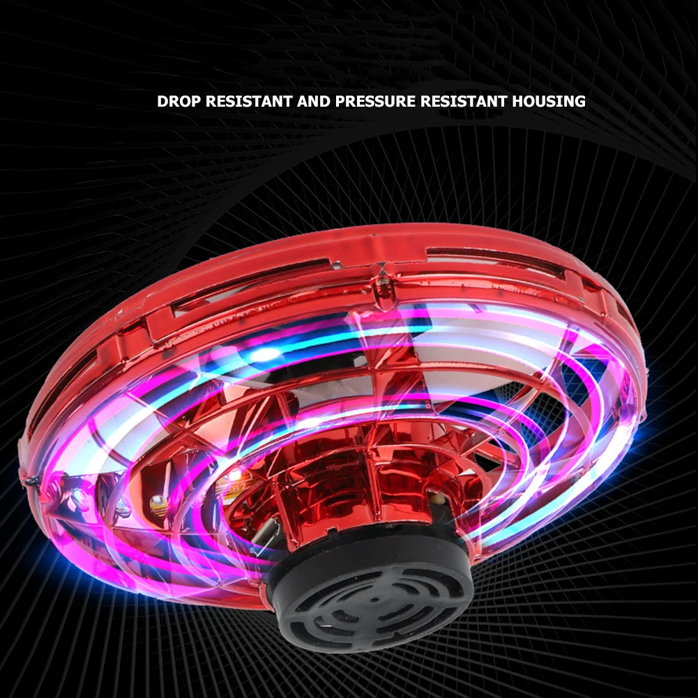 Вращающийся Спиннер с USB зарядкой Пальчиковый гироскоп мини Дрон самолет НЛО