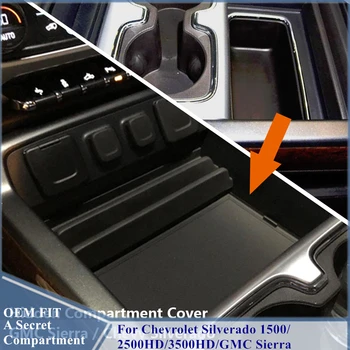 

For GMC Sierra 1500 2500HD 3500HD and Chevrolet Silverado 1500/2500 HD/3500 HD Armrest Storage GM Vehicle Hidden Accessories