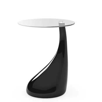 

Panana High Gloss Round Coffee Table Creative Personality Simple Balcony Table Apartment Side End Lamp Table
