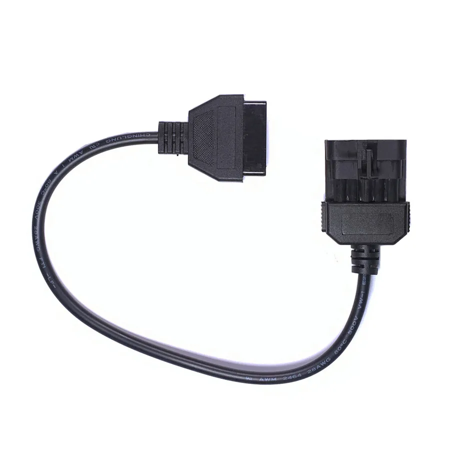 Высококачественный кабель конвертер OBD OBD2 OBDII 10 16 контактов|opel pin|obd2 obdiiobd2 obd |